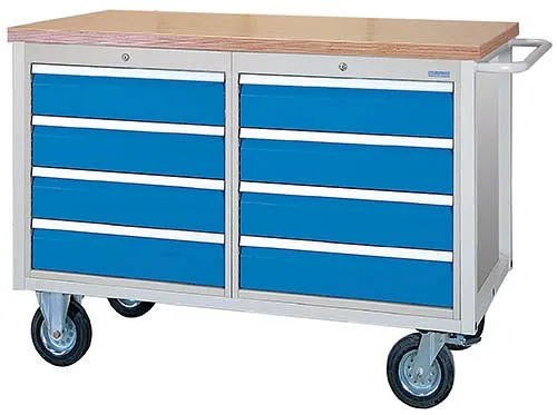 Accessoire mobile Bedrunka+Hirth ø200 mm avec poignée capacité de charge 600 kg 04.KWBM200