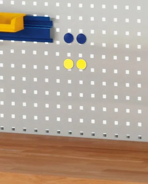 Aimants RAU pour plaque perforée 30x30x30 mm paquet de 4 09-MS-4