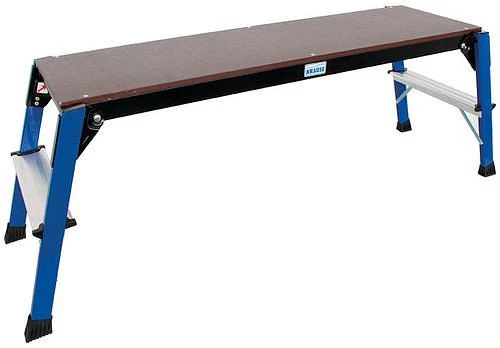 Plate-forme de travail Krause pliable bande de roulement en plaque de sérigraphie en résine phénolique robuste 157066