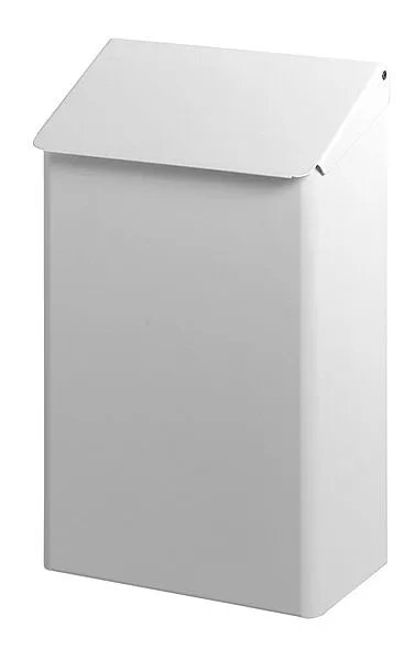 All Care Dutch Bins poubelle 7 litres en acier inoxydable blanc 13053